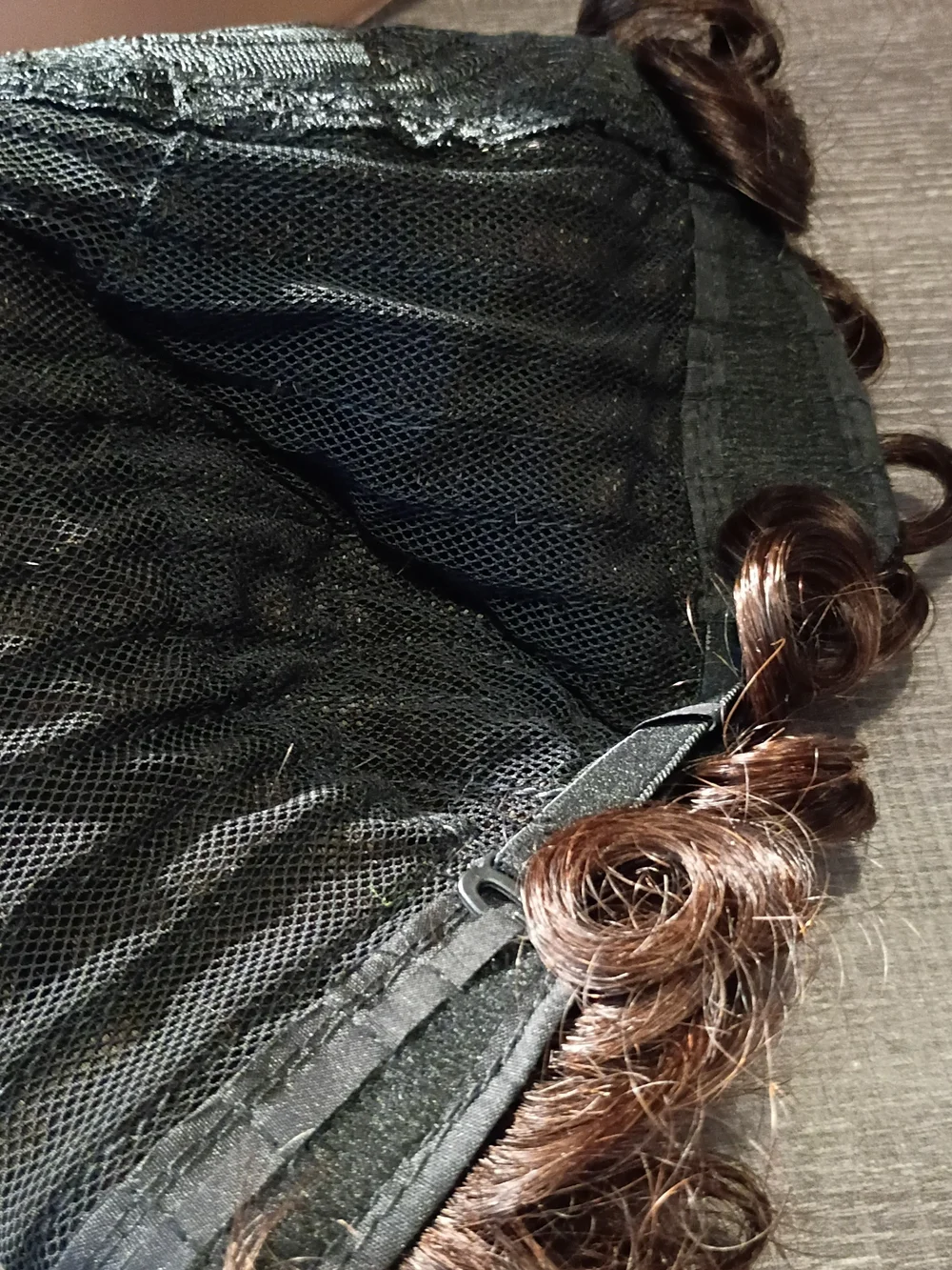 Natural Dark Brown Curly Hair Piece - Women Hair